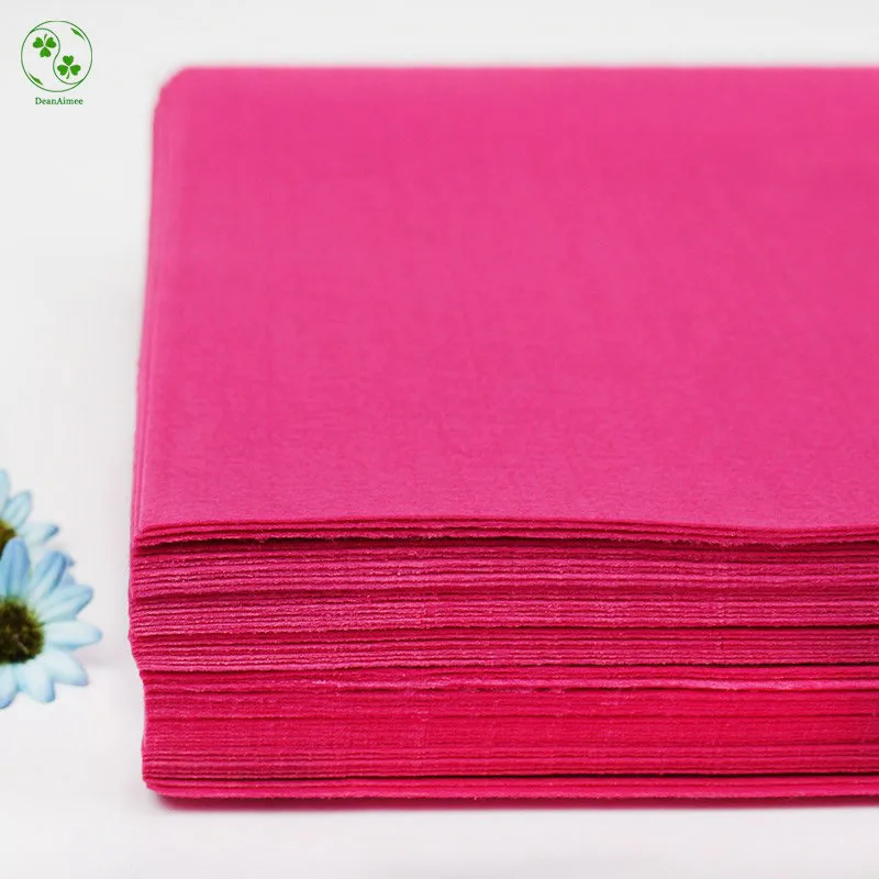 Rose Red Pure Color Fabric 30X30CM Plain Felt Pack DIY Crafts Sewing Squares Nonwoven Patchwork Manual Work Cloth
Rose Red Pure Color Fabric 30X30CM Plain Felt Pack DIY Crafts Sewing Squares Nonwoven Patchwork Manual Work Cloth