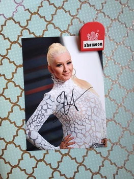 hand signed Christina Aguilera autographed photo autographs 5*7 free shipping 052018A
hand signed Christina Aguilera autographed photo autographs 5*7 free shipping 052018A