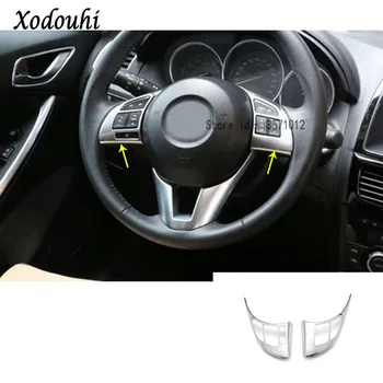 For Mazda CX-5 CX5 2013 2014 2015 2016 car detector stick styling ABS Chrome Steering wheel Interior Kit Trim lamp frame 2pcs
For Mazda CX-5 CX5 2013 2014 2015 2016 car detector stick styling ABS Chrome Steering wheel Interior Kit Trim lamp frame 2pcs