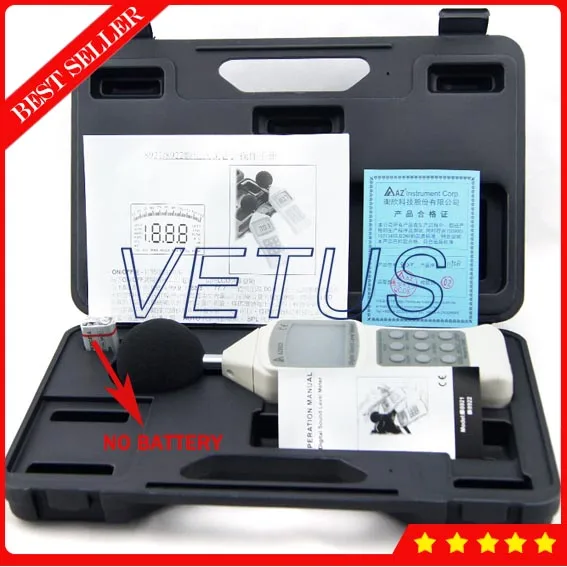AZ8922 Noise Meter Digital Sound level Meter Sleep sound machine volume value dB tester With RS232 Interface Backlight display
AZ8922 Noise Meter Digital Sound level Meter Sleep sound machine volume value dB tester With RS232 Interface Backlight display