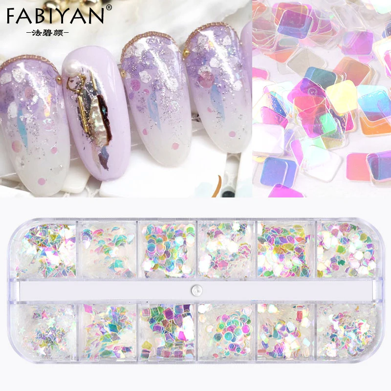 Nail Art Sequins Holographic Flake Transparent Mixed Shape AB Color Decoartion Glitter DIY Manicure Tips UV Gel Polish Paillette
Nail Art Sequins Holographic Flake Transparent Mixed Shape AB Color Decoartion Glitter DIY Manicure Tips UV Gel Polish Paillette