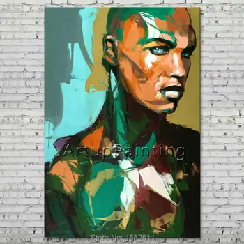 Palette knife portrait Face Oil painting Character figure canva Hand painted Francoise Nielly wall Art picture for living room18
Palette knife portrait Face Oil painting Character figure canva Hand painted Francoise Nielly wall Art picture for living room18