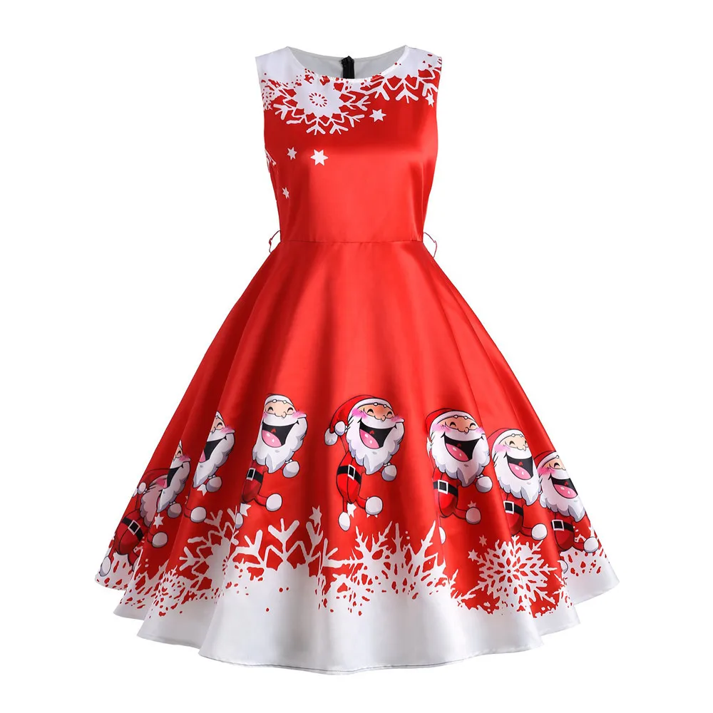 Christmas Dress Women Print Elegant Floral Lace Vintage Tea Hepburn Party Dress Ball Gown For Womens Ladies Fashion Dresses SA60
Christmas Dress Women Print Elegant Floral Lace Vintage Tea Hepburn Party Dress Ball Gown For Womens Ladies Fashion Dresses SA60