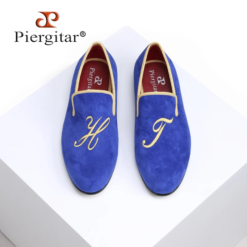 Piergitar 2018 New style fashion men loafers with Personal letters embroidery Handmade gold outsole men's velvet shoes big size
Piergitar 2018 New style fashion men loafers with Personal letters embroidery Handmade gold outsole men's velvet shoes big size