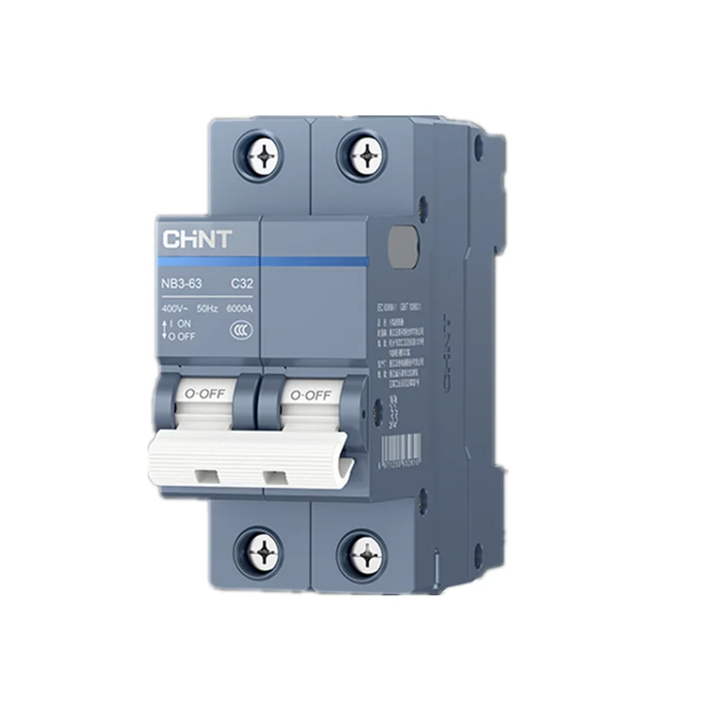 CHINT MINI MCB Air Switch NB3-63 2P 10A 16A 20A 25A 32A 40A 50A 63A Protection Circuit Breaker
CHINT MINI MCB Air Switch NB3-63 2P 10A 16A 20A 25A 32A 40A 50A 63A Protection Circuit Breaker