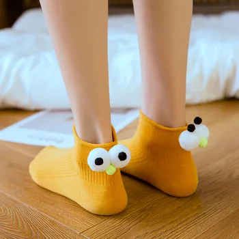 Korean fashion cute creative cartoon doll big eyes candy color frilly socks socks
Korean fashion cute creative cartoon doll big eyes candy color frilly socks socks