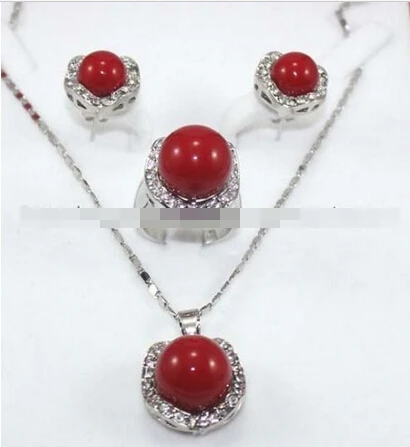 07617 Details about Red South Sea Shell Pearl Earring / Ring / Necklace Pendant Set
07617 Details about Red South Sea Shell Pearl Earring / Ring / Necklace Pendant Set