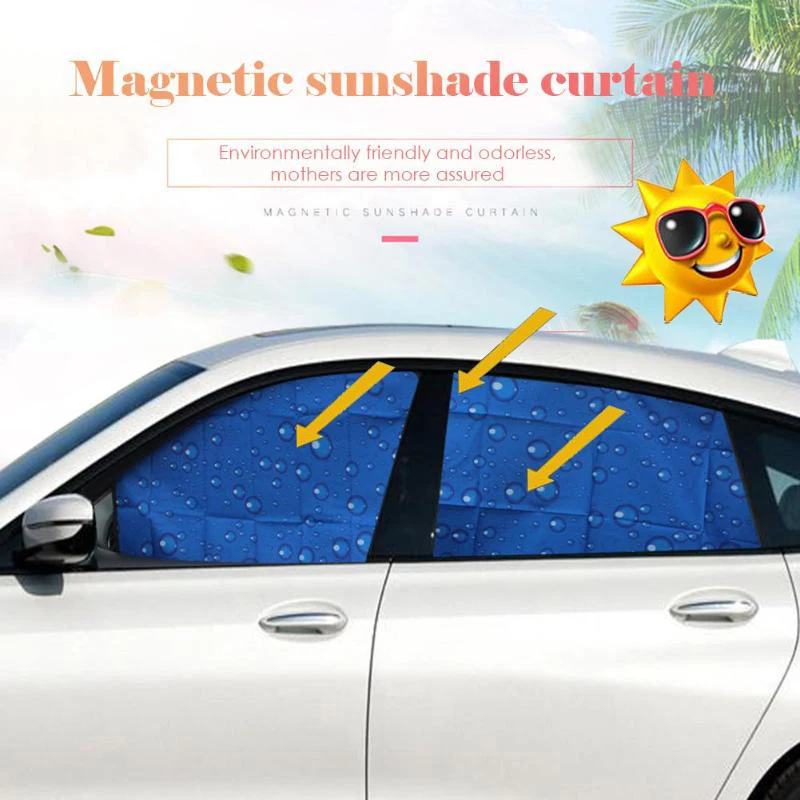 Summer Car Auto Sun Shade Curtain Magnetic Side Window UV Protection Sunshade Four Layers Of Sunscreen Tight Shading
Summer Car Auto Sun Shade Curtain Magnetic Side Window UV Protection Sunshade Four Layers Of Sunscreen Tight Shading
