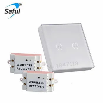 Free Shipping White Crystal Glass Switch Panel 12V Touch Switch Interruptor 2 Gang 2 Way Remote Control Wall Switch for Lamps
Free Shipping White Crystal Glass Switch Panel 12V Touch Switch Interruptor 2 Gang 2 Way Remote Control Wall Switch for Lamps
