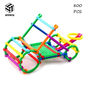 800 PCS Plastic Geometry Assembling Type Children Assembling Educational Toys Colorful Creative Collocation Building Blocks
800 PCS Plastic Geometry Assembling Type Children Assembling Educational Toys Colorful Creative Collocation Building Blocks