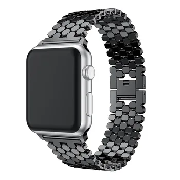 2019 Trendy Men Women Stainless Steel Apple Watch Band 38mm 40mm 42mm 44mm Fish Scale Watchband for iWatch Series 1/2/3/4/5
2019 Trendy Men Women Stainless Steel Apple Watch Band 38mm 40mm 42mm 44mm Fish Scale Watchband for iWatch Series 1/2/3/4/5