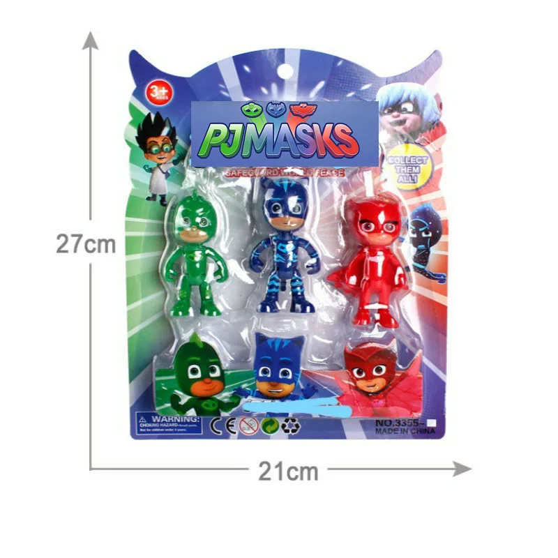 3PCS/SET pj figure masks Cartoon Flexible limbs Character pj Catboy Owlette Gekko Figures Anime Toys Gift For Children
3PCS/SET pj figure masks Cartoon Flexible limbs Character pj Catboy Owlette Gekko Figures Anime Toys Gift For Children