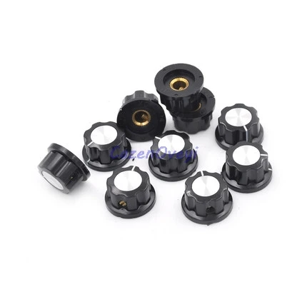 2pcs/lot Hat MF-A05 potentiometer knob WH118 WX050 bakelite knob copper core inner hole 6mm
2pcs/lot Hat MF-A05 potentiometer knob WH118 WX050 bakelite knob copper core inner hole 6mm