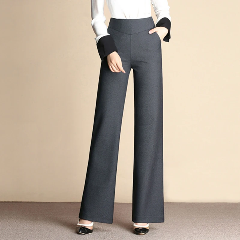 YUEYUAN 2019 Autumn New Women's Pants High Waist Plus Big Size Wide Leg Pants Loose Side Zipper Non Stretch Straight Pants 6XL
YUEYUAN 2019 Autumn New Women's Pants High Waist Plus Big Size Wide Leg Pants Loose Side Zipper Non Stretch Straight Pants 6XL