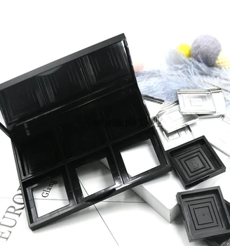 50pcs 6 Grids Matte Black Eyeshadow Case with 6 Palettes Empty Cosmetic Blusher Compact Lipstick Container Eyeshadow Box
50pcs 6 Grids Matte Black Eyeshadow Case with 6 Palettes Empty Cosmetic Blusher Compact Lipstick Container Eyeshadow Box
