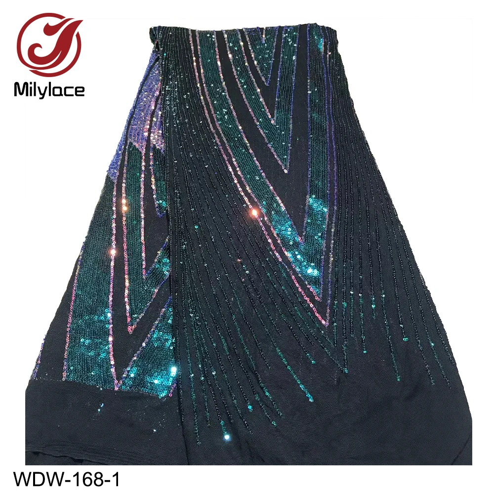 Latest Style African Lace Fabric 2019 Fashion French Multicolor Sequin Mesh Lace Fabric Nigerian Sequence Lace Fabric WDW-168
Latest Style African Lace Fabric 2019 Fashion French Multicolor Sequin Mesh Lace Fabric Nigerian Sequence Lace Fabric WDW-168