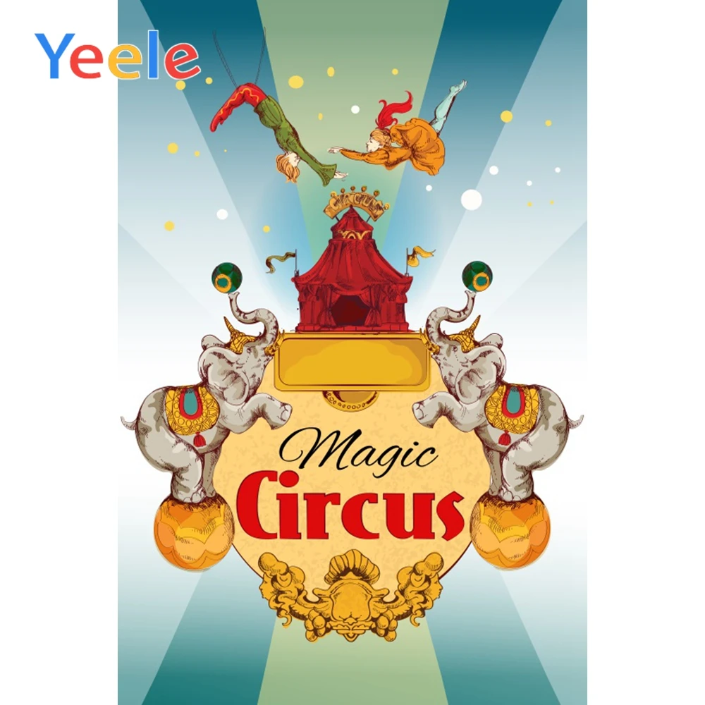 Yeele Magic Circus Animals Show Poster Portrait Scene Photography Background Wall Banner Photographic Backdrops For Photo Studio
Yeele Magic Circus Animals Show Poster Portrait Scene Photography Background Wall Banner Photographic Backdrops For Photo Studio