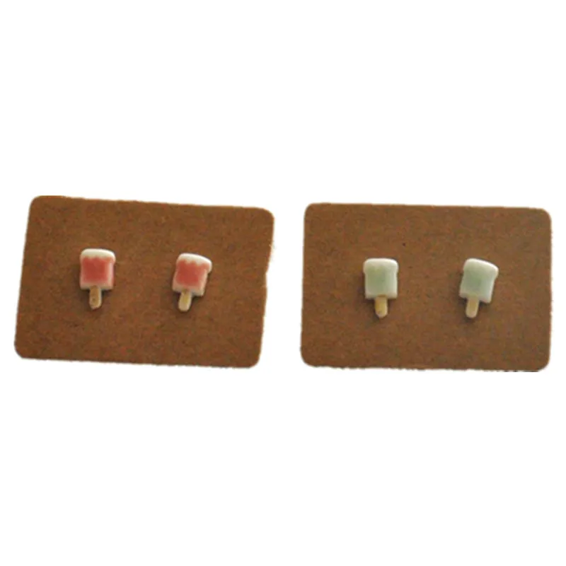 SEA MEW Fashion Ice Cream Ceramic Stud Earrings Porcelain Earrings Stainless Steel Needle Earrings For Women Jewelry
SEA MEW Fashion Ice Cream Ceramic Stud Earrings Porcelain Earrings Stainless Steel Needle Earrings For Women Jewelry