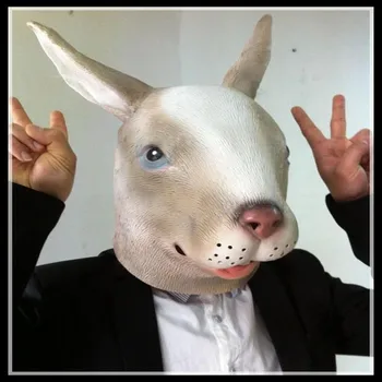 Free Shipping New Halloween Party Cosplay Animal Face Mask Latex Rabbit Head Mask Adult One Size fits all Costume mask
Free Shipping New Halloween Party Cosplay Animal Face Mask Latex Rabbit Head Mask Adult One Size fits all Costume mask