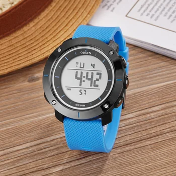 Casual Style OHSEN Hombre Male Digital Watches 50m Dive Man Mens Sports Leisure Wristwatch Silicone Band Relogio Masculino Clock
Casual Style OHSEN Hombre Male Digital Watches 50m Dive Man Mens Sports Leisure Wristwatch Silicone Band Relogio Masculino Clock