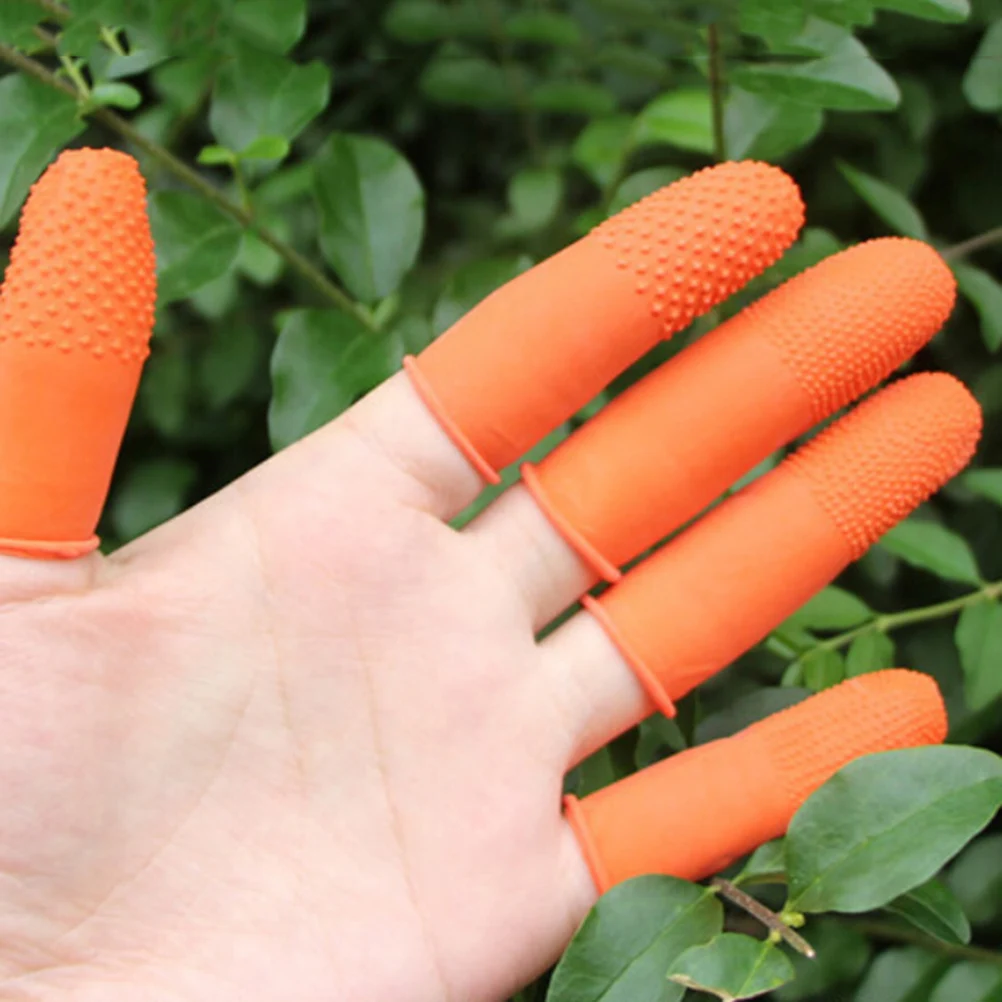 100 шт. антистатические перчатки для пальцев из латекса | Красота и здоровье