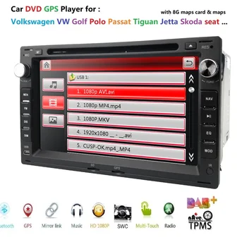 

Car Multimedia Player GPS Navigation for Volkswagen Seat ALHAMBRA CORDOBA 6L IBIZA 6L LEON 1M TOLEDO Skoda SUPERB SWC DAB+RDS BT