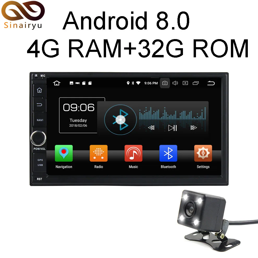 Sinairyu Universal Android 8.0 Car GPS DVD For Nissan Gashqai X-trail Almera Pathfinder Teana Note Juke Multimedia Radio Player
Sinairyu Universal Android 8.0 Car GPS DVD For Nissan Gashqai X-trail Almera Pathfinder Teana Note Juke Multimedia Radio Player