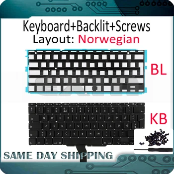 New for Apple Macbook Air 13" A1369 A1466 Norway Norwegian Keyboard with Backlight Backlight 2011 - 2017 Years
New for Apple Macbook Air 13" A1369 A1466 Norway Norwegian Keyboard with Backlight Backlight 2011 - 2017 Years