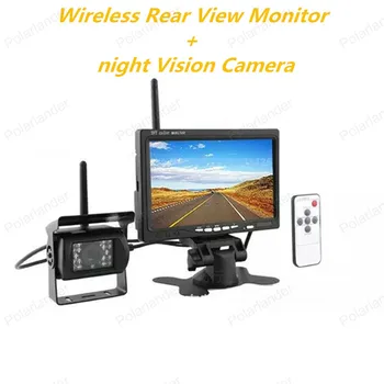 

Wholesale 7 inch TFT LCD Wireless Rear View Monitor with 170 degree CMOS IR Night Vision Backup Camera