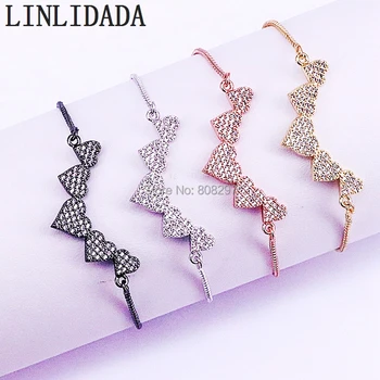10Pcs Women bracelets micro pave cz heart connector bracelet mix color adjustable chain macrame bracelet
10Pcs Women bracelets micro pave cz heart connector bracelet mix color adjustable chain macrame bracelet