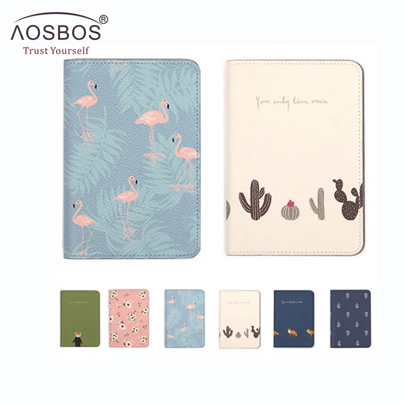 AOSBOS Credit Card Holder Passport Cover Cute Printing Women Passport Holder PU Pink Leather Card Case for Student ID Travel
AOSBOS Credit Card Holder Passport Cover Cute Printing Women Passport Holder PU Pink Leather Card Case for Student ID Travel