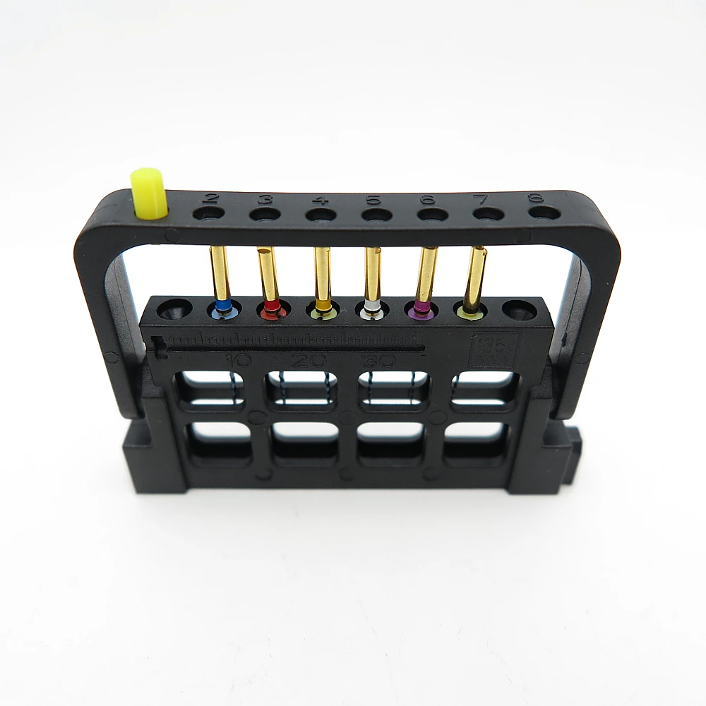 Autoclavable Black Block with Disinfection Counter & Ruler for Endo Files Stand Holder Dental Endodontic Root Canal Instruments
Autoclavable Black Block with Disinfection Counter & Ruler for Endo Files Stand Holder Dental Endodontic Root Canal Instruments