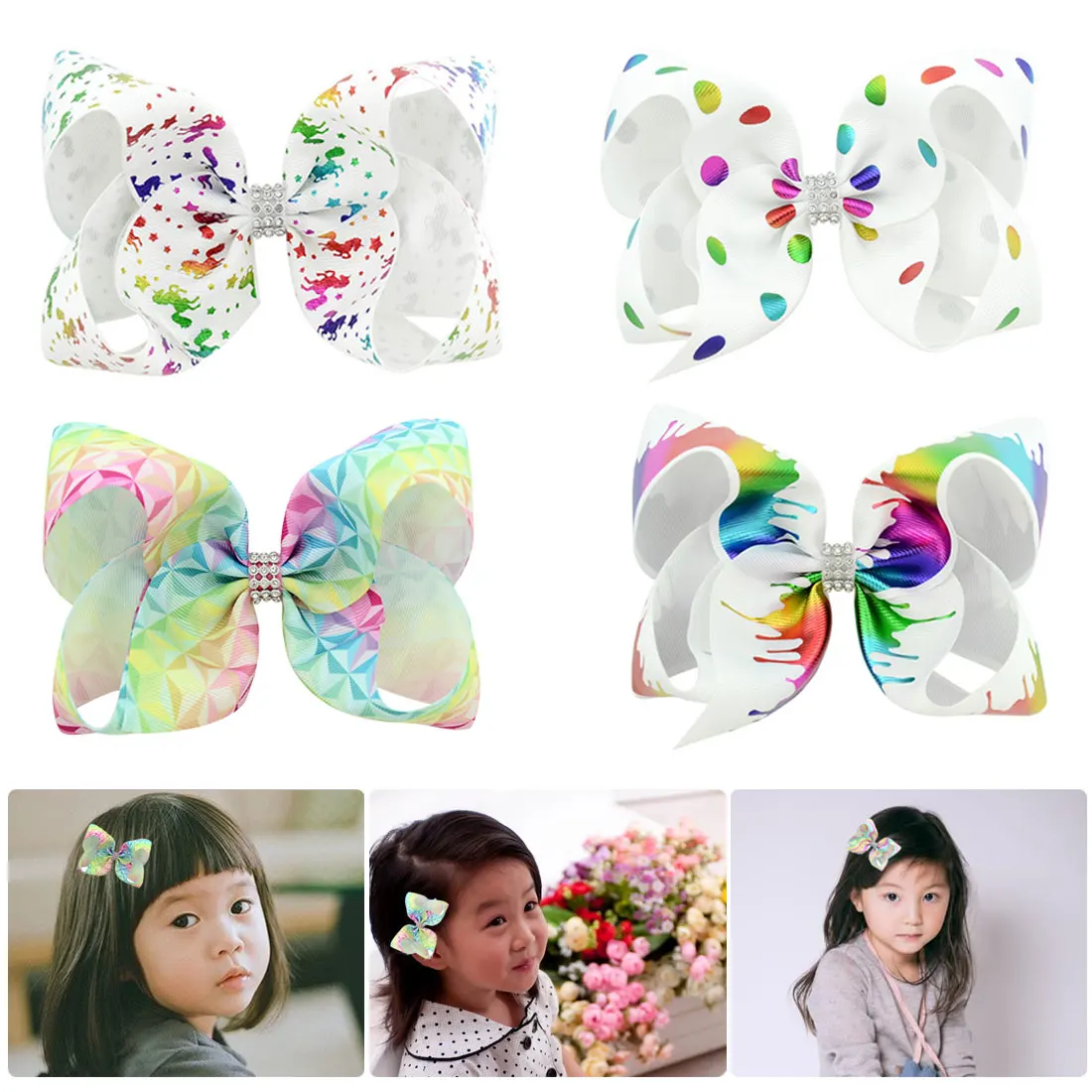 Graffiti Ribbon Bow Hair Clips For Girls Handmade Hair Bows Hairgrips Kids Hair Accessories
Graffiti Ribbon Bow Hair Clips For Girls Handmade Hair Bows Hairgrips Kids Hair Accessories