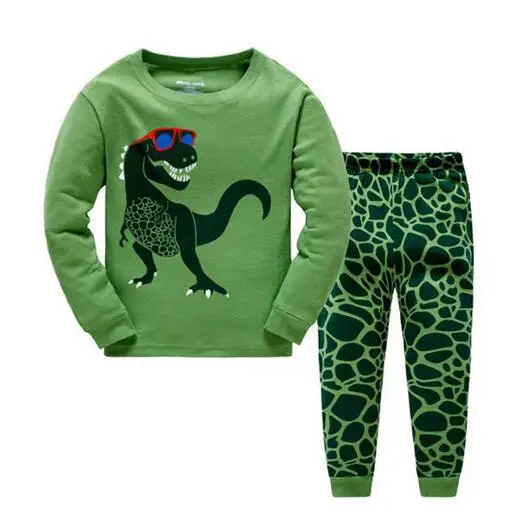 Dinosaur Baby Boys Pajamas Suit Cartoon Dino Children Sleepwear Clothes Sets Long Sleeve Tee Shirts Trousers Kids Pijamas Soft
Dinosaur Baby Boys Pajamas Suit Cartoon Dino Children Sleepwear Clothes Sets Long Sleeve Tee Shirts Trousers Kids Pijamas Soft