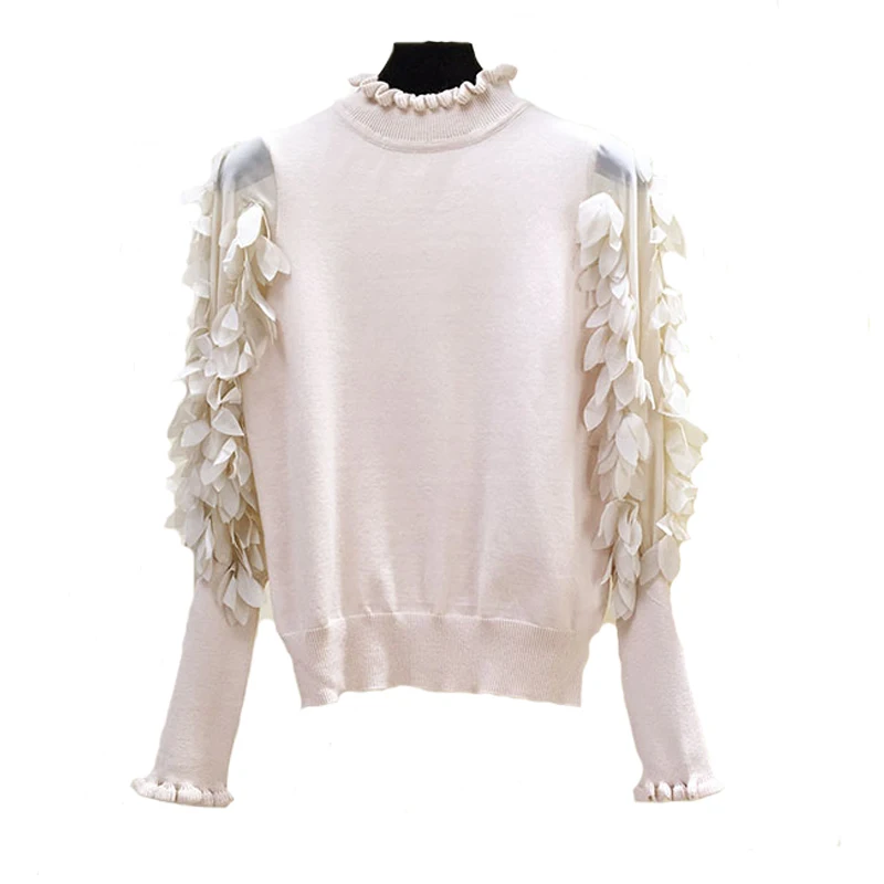 liva girl 2018 Popular See-Through Sleeve Frill Knit Top Women Knitted Pullovers Sweater Female Spring Knitwear Casual Jumper
liva girl 2018 Popular See-Through Sleeve Frill Knit Top Women Knitted Pullovers Sweater Female Spring Knitwear Casual Jumper