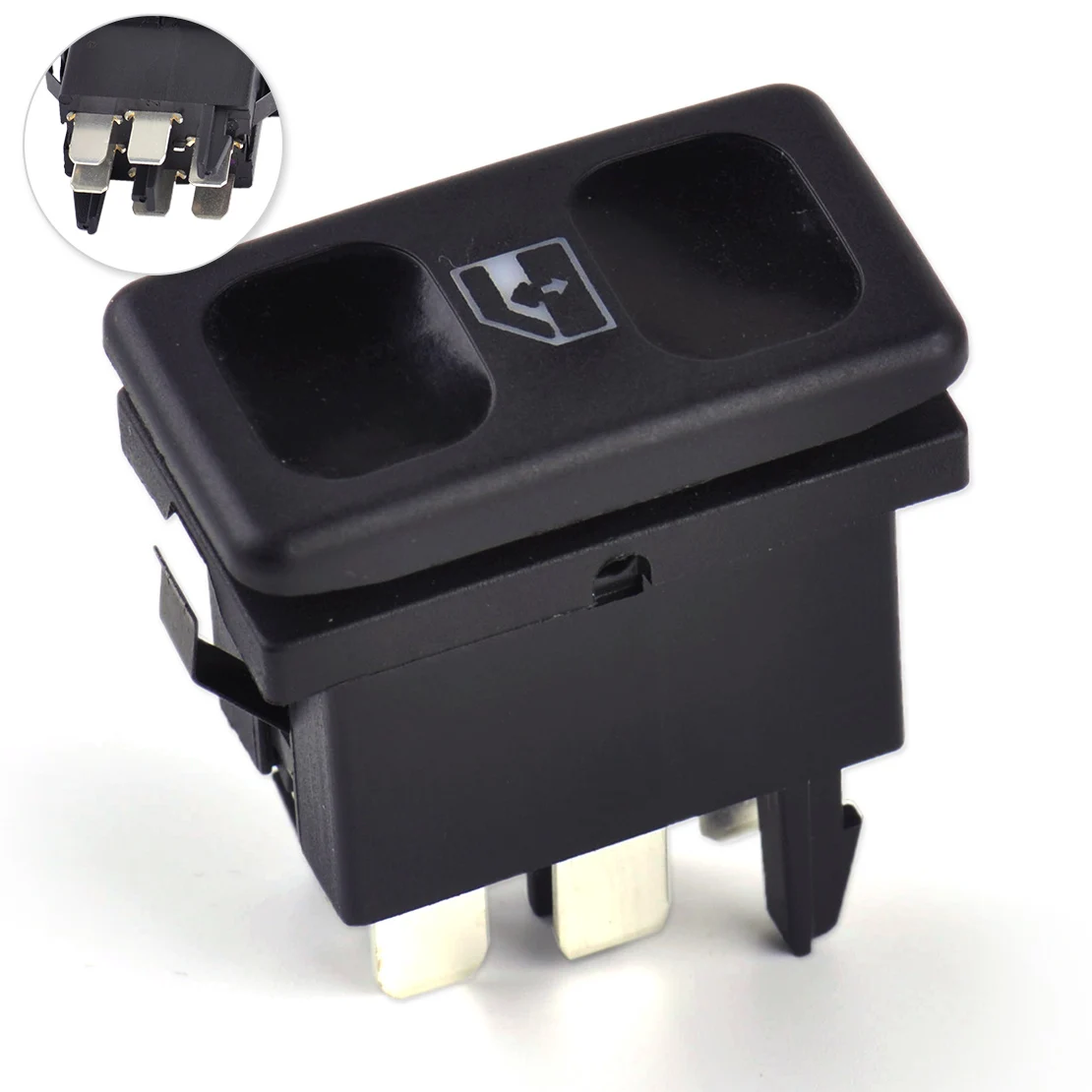 DWCX Car Black Plastic Metal Power Window Control Switch Button 191959855 BDP605 for VW Polo Golf Jetta MK2 1985 -1987 1988 1989
DWCX Car Black Plastic Metal Power Window Control Switch Button 191959855 BDP605 for VW Polo Golf Jetta MK2 1985 -1987 1988 1989