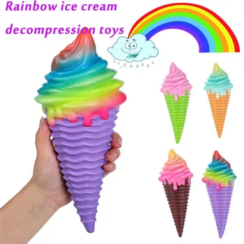 1PCS Squeeze Rainbow Ice Cream Scented Slow Rising Decompression Toys jumbo rising wipes anti-stress toys B2
1PCS Squeeze Rainbow Ice Cream Scented Slow Rising Decompression Toys jumbo rising wipes anti-stress toys B2