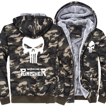 2019 the punisher Army Ggreen Camouflage casual brand streetwear thick jacket men funny hoodies homme skull tracksuit coat MMA
2019 the punisher Army Ggreen Camouflage casual brand streetwear thick jacket men funny hoodies homme skull tracksuit coat MMA