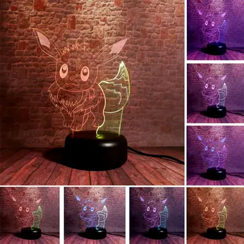 3D Nightlight Visual Illusion LED Colourful Touch Mixed Color Light Kids Bedroom Decor Pokeball Eevee Figure Model Toys
3D Nightlight Visual Illusion LED Colourful Touch Mixed Color Light Kids Bedroom Decor Pokeball Eevee Figure Model Toys