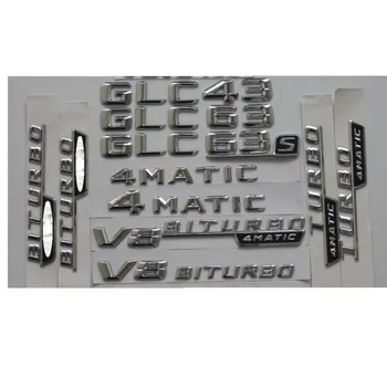 3D Chrome Trunk Letters Badge Badges Emblem Emblems Sticker for Mercedes Benz GLC43 GLC63 GLC63s AMG 4MATIC
3D Chrome Trunk Letters Badge Badges Emblem Emblems Sticker for Mercedes Benz GLC43 GLC63 GLC63s AMG 4MATIC
