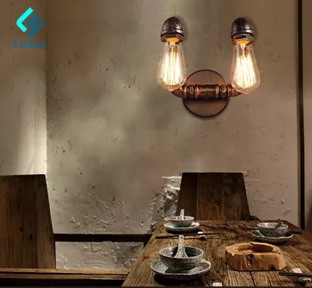 Nordic Loft Industrial 2 Heads Water Pipe Lamp Vintage Wall Light For Home Antique Deco Bedside Wall Lamp Sconce Indoor Light
Nordic Loft Industrial 2 Heads Water Pipe Lamp Vintage Wall Light For Home Antique Deco Bedside Wall Lamp Sconce Indoor Light