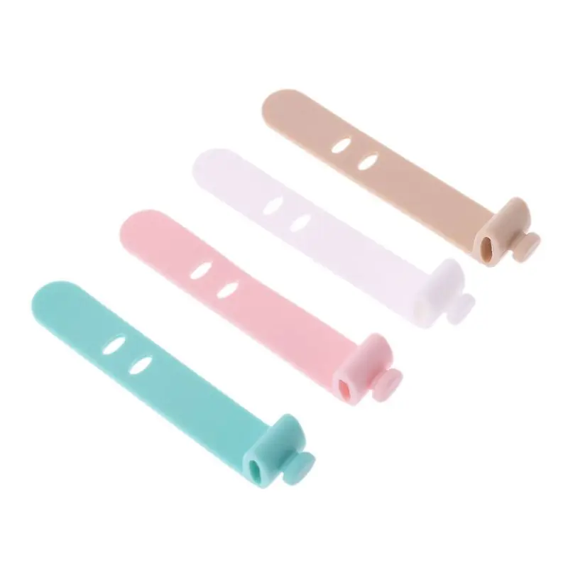 4Pcs/set Silicone Cable Organizer Strips Earphones Storage Tape Soft Wire Headphone USB Cable Tie Organizer Winder Wrap Silicone
4Pcs/set Silicone Cable Organizer Strips Earphones Storage Tape Soft Wire Headphone USB Cable Tie Organizer Winder Wrap Silicone
