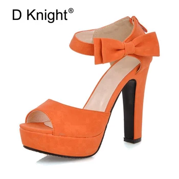 Size 31-43 Women Summer Peep Toe Pumps Ankle Strap Orange Sweet High Heel Sandals Lady Bowtie Platform Shoes Woman Spike Heels
Size 31-43 Women Summer Peep Toe Pumps Ankle Strap Orange Sweet High Heel Sandals Lady Bowtie Platform Shoes Woman Spike Heels