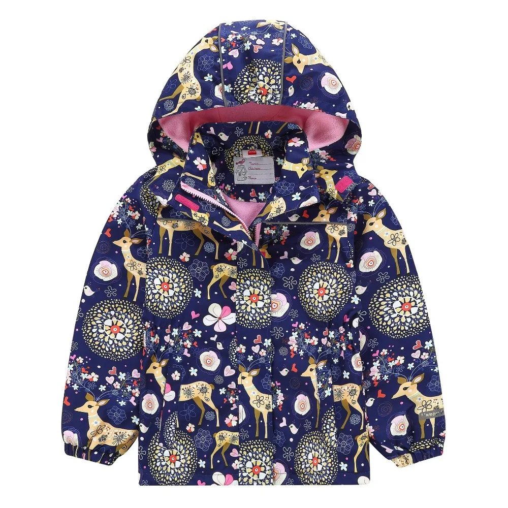 Waterproof Fitted Waist Baby Girls Jackets Children Outerwear Warm Child Coat Animal Sika Deer Print Polar Fleece 3-12 Years Old
Waterproof Fitted Waist Baby Girls Jackets Children Outerwear Warm Child Coat Animal Sika Deer Print Polar Fleece 3-12 Years Old