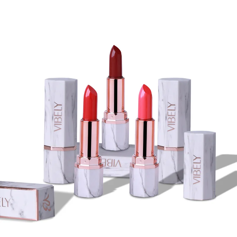 VIBELY Lipstick Marble Velvet Matte Lipsticks Long Lasting Moisturizing Lip Stick Sexy Red Brown Pigments Makeup
VIBELY Lipstick Marble Velvet Matte Lipsticks Long Lasting Moisturizing Lip Stick Sexy Red Brown Pigments Makeup