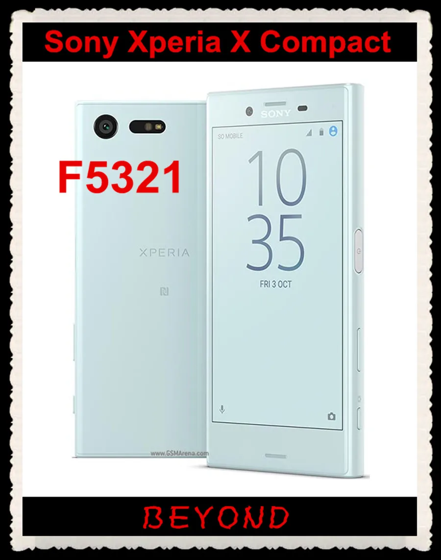Sony Xperia X Compact F5321 Original Unlocked GSM 4G LTE Android Hexa Core RAM 3GB ROM 32GB 4.6" 23MP Fingerprint 2700mAh
Sony Xperia X Compact F5321 Original Unlocked GSM 4G LTE Android Hexa Core RAM 3GB ROM 32GB 4.6" 23MP Fingerprint 2700mAh