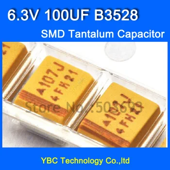 Free Shipping 100pcs/lot 3528 SMD Tantalum Capacitor 6.3V 100UF B3528 10% Tolerance
Free Shipping 100pcs/lot 3528 SMD Tantalum Capacitor 6.3V 100UF B3528 10% Tolerance