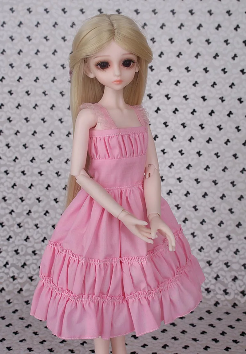 Новое поступление 1/3 1/4 1/6 1/8 BJD кукла розовое платье одежда для Bjd куклы игрушки