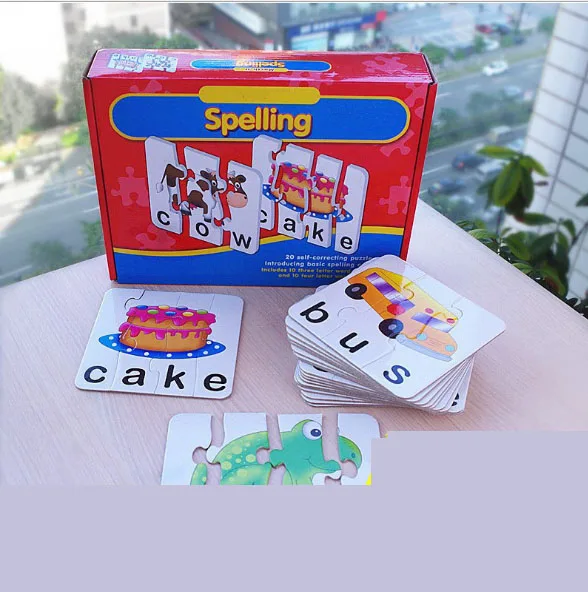 3-8 Years old intelligence puzzle early education learn english word match spelling for kids learn
3-8 Years old intelligence puzzle early education learn english word match spelling for kids learn
