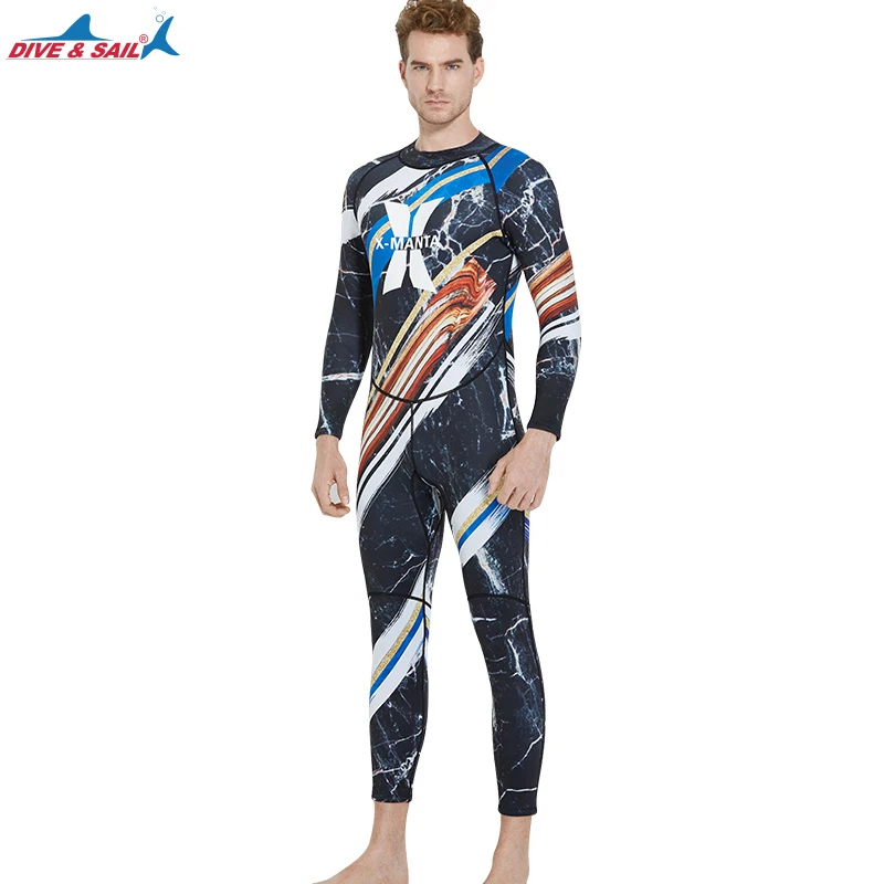 DIVE&SAIL Neoprene 1.5MM Wetsuit Camouflage Scuba Diving Suit & Surfing One-piece Snorkeling Water Sports Jumpsuit
DIVE&SAIL Neoprene 1.5MM Wetsuit Camouflage Scuba Diving Suit & Surfing One-piece Snorkeling Water Sports Jumpsuit